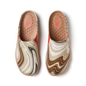 UIN Women's Comfort lightweight Casual shoe (Brown Stone Rhythm Malaga )